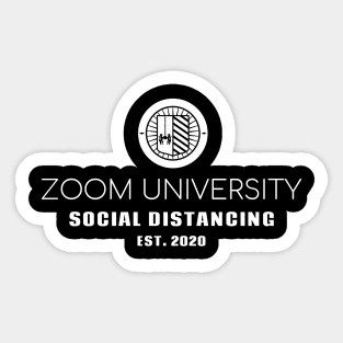 New Zoom university logo Sticker